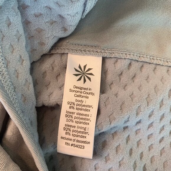 Athleta Heat Zone ½  Zip Pullover Top Running Wild 2.0 Activewear Jacket- M New - Picture 11 of 12